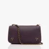 Jérôme Dreyfuss Jerome Dreyfuss Bobi Schouder/Cross-Body Tas In Geitenleer - Noircie Violet