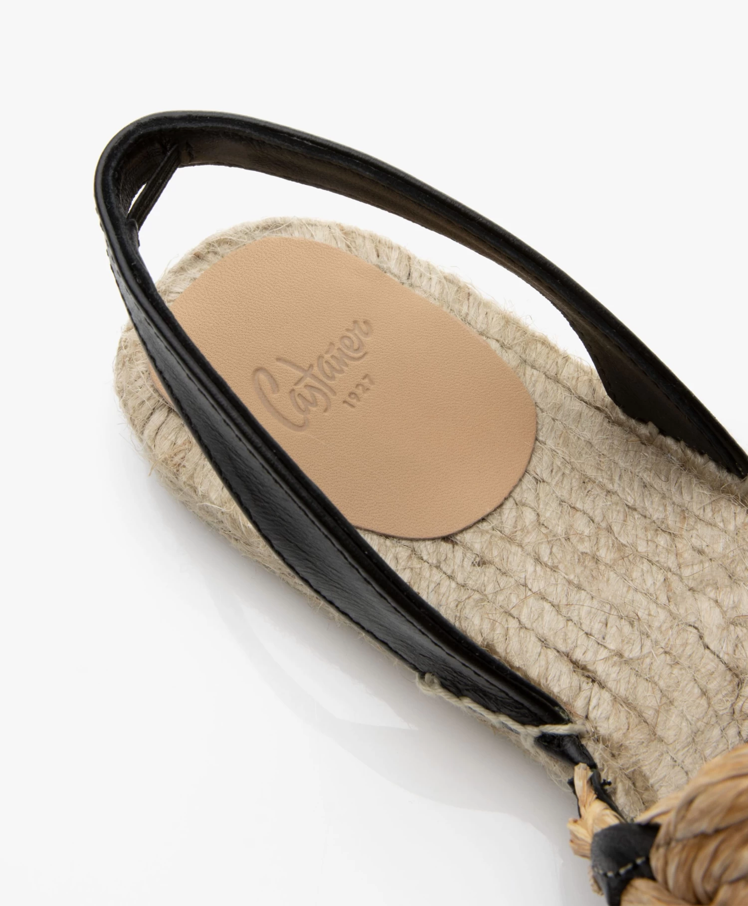 Castañer Pomila Slingback Espadrilles - Naturel/Zwart 9 Castañer Pomila Slingback Espadrilles - Naturel/Zwart - Afbeelding 9