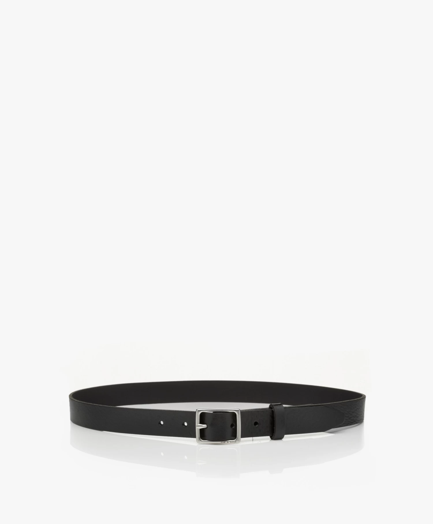 Rag & Bone Baby Boyfriend Leren Riem - Zwart 3 Rag & Bone Baby Boyfriend Leren Riem - Zwart - Afbeelding 3