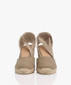 Castañer Carina 10Cm Canvas Sleehak Espadrilles - Tostado -Kleding Series Winkel 0933bcab add2 42bf ae2d 1a54525188ff 09 scaled