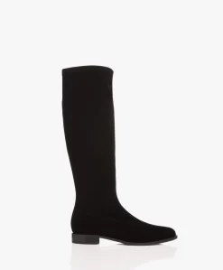 Panara Kniehoge Stretch Laarzen - Zwart