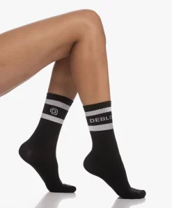 Deblon Sports 2 Paar Sportsokken - Zwart/Wit