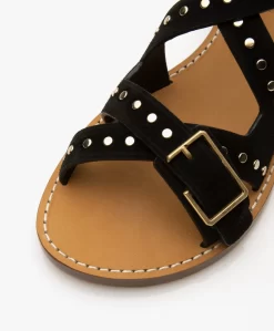 Zadig & Voltaire Cecilia Caprese Suède Leren Stud Sandalen - Zwart -Kleding Series Winkel 11049ab4 f4c9 411f b0f9 000313bc32d5 411 scaled