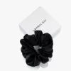 By Dariia Day Mulberry Zijden Scrunchie Medium - Midnight Black
