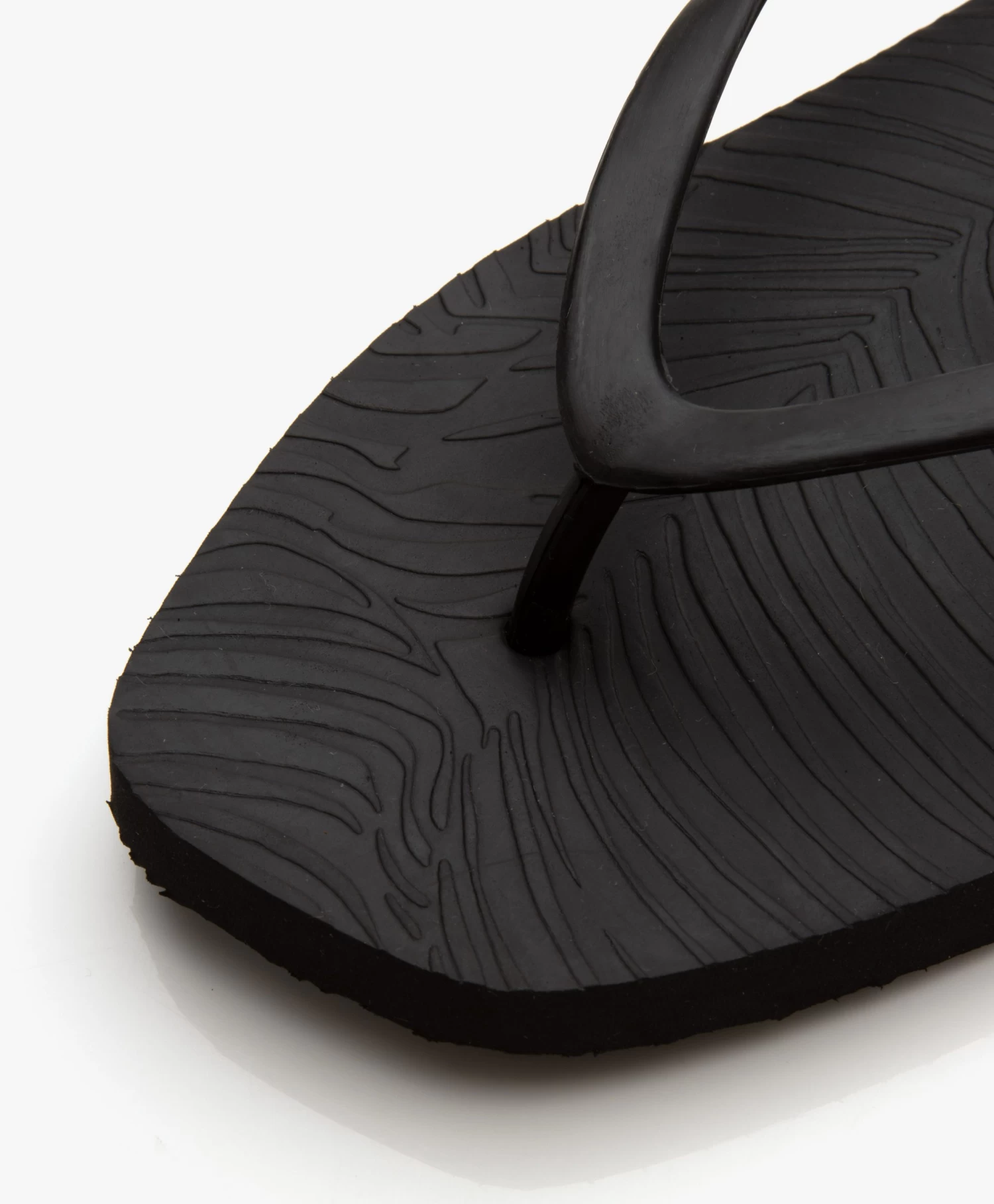 Sleepers Tapered Teenslippers Van Natuurlijk Rubber - Zwart 3 Sleepers Tapered Teenslippers Van Natuurlijk Rubber - Zwart - Afbeelding 3