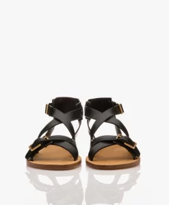 Zadig & Voltaire Cecilia Caprese Leren Sandalen - Zwart -Kleding Series Winkel 1607a3fe 2718 4546 a04f 52dc07840672 166 scaled
