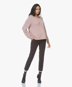 Falke Cotton Touch Damessokken - Donker Navy -Kleding Series Winkel 181009 SibinLinnebjerg Nova Alpacamix Oversized Trui Rose 61