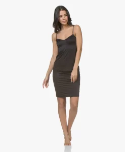 Hanro Satin Deluxe Onderrok - Zwart -Kleding Series Winkel 181220 HANRO Touch Feeling Low rise Short Zwart 125