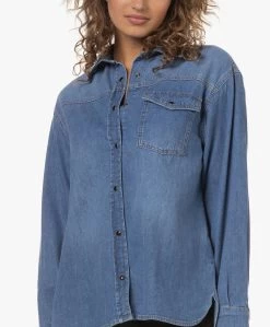 Anine Bing Sloan Denim Shacket - Panama Blue -Kleding Series Winkel 18c5d9f7 125f 48e6 a72e bd37516ff0a0 602