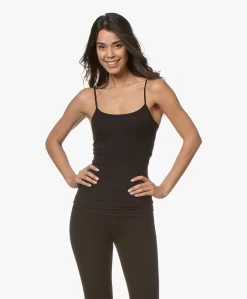 Hanro Soft Touch Modal Spaghetti Top - Zwart -Kleding Series Winkel 190404 Hanro Spaghetti Top Soft Touch Black 105