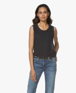 James Perse Muscle Tank - Diep Donkerblauw