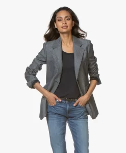 James Perse Muscle Tank - Diep Donkerblauw -Kleding Series Winkel 190625 James Perse Muscle Tank Diep Donkerblauw 997