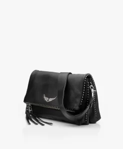 Zadig & Voltaire Rocky Studs Leren Cross-Body/Schoudertas - Zwart -Kleding Series Winkel 190701 Zadig Voltaire ROCKY GRAINED L Noir 03 scaled