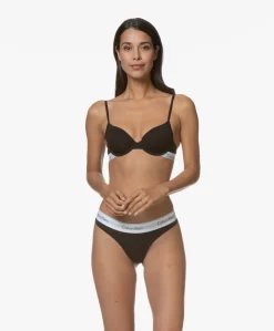 Calvin Klein Modern Cotton String - Zwart -Kleding Series Winkel 190814 Calvin Klein Thong Black 111 scaled