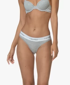 Calvin Klein Modern Cotton String - Grijs 17 Calvin Klein Modern Cotton String - Grijs -Kleding Series Winkel 190814 Calvin Klein Thong Grey Heather 102 scaled