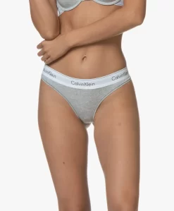 Calvin Klein Modern Cotton String - Grijs 21 Calvin Klein Modern Cotton String - Grijs -Kleding Series Winkel 190814 Calvin Klein Thong Grey Heather 135 scaled