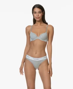 Calvin Klein Modern Cotton String - Grijs 22 Calvin Klein Modern Cotton String - Grijs -Kleding Series Winkel 190814 Calvin Klein Thong Grey Heather 66 scaled