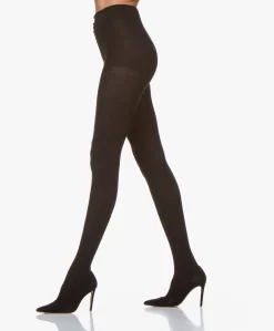 Falke Finest Cashmere Maillot - Zwart