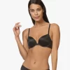 Calvin Klein Liquid Touch Push-Up Plunge Bh - Zwart