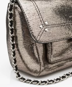 Jérôme Dreyfuss Jerome Dreyfuss Lulu S Leren Schouder/Cross-Body Tas - Lamé Champagne -Kleding Series Winkel 191217 Jerome Dreyfuss Lulu S Lam Champ 52 scaled