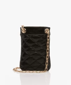 Vanessa Bruno Doorgestikt Leren Telefoontasje - Zwart -Kleding Series Winkel 198975aa 1c73 4a50 a9c7 b670a6fa2fc0 03 scaled