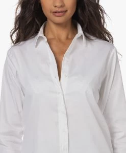 No Man'S Land Katoenmix Overhemdblouse - Wit -Kleding Series Winkel 1f114781 574e 422e 836b b9b9577698fc 166