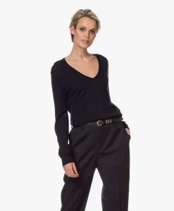 Joseph Merino Wollen V-Hals Trui - Navy -Kleding Series Winkel 200220 a0a74e80 a69e 4563 bbf8 4da1efa963ba scaled