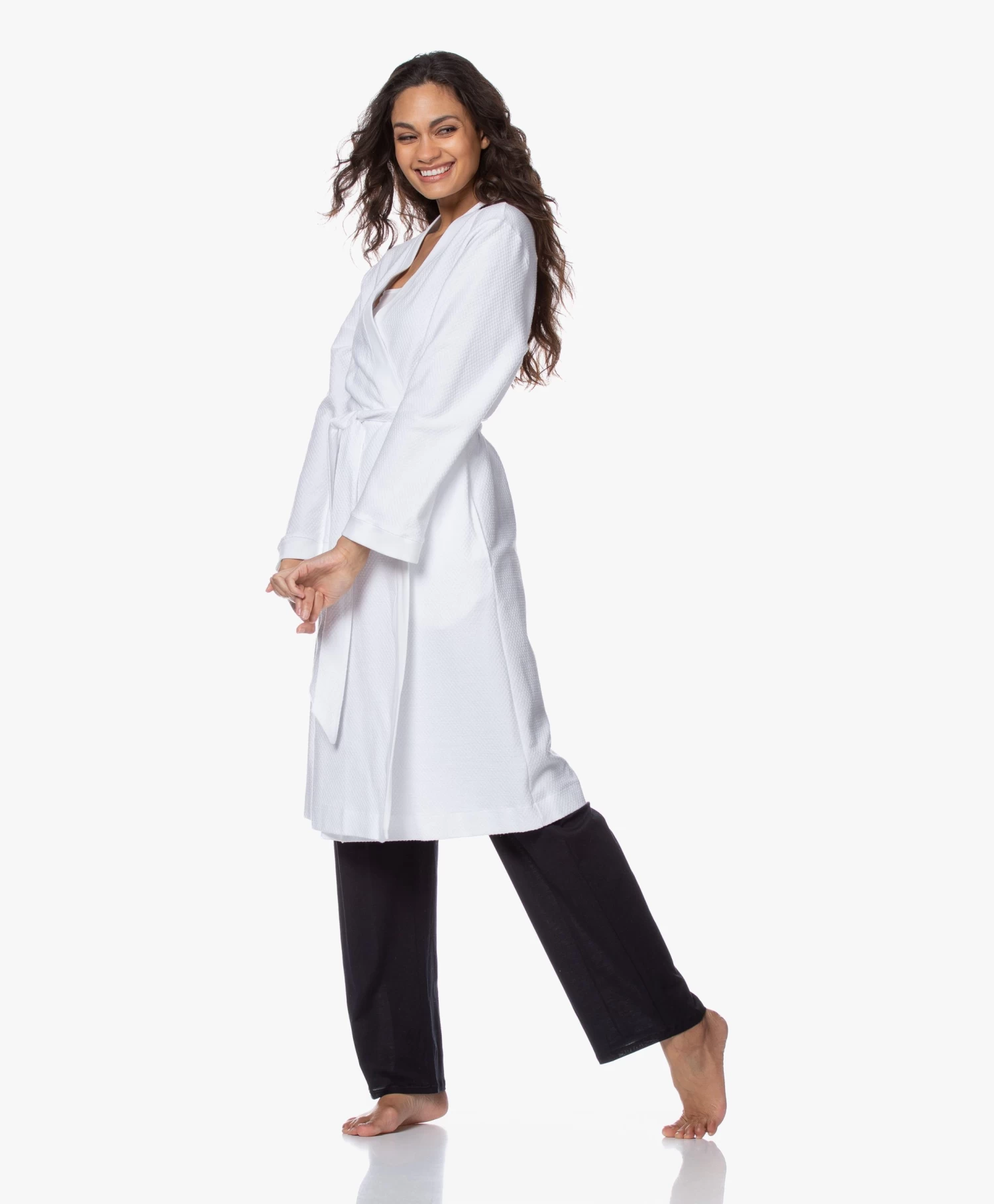 Hanro Cotton Deluxe Jersey Pyjamabroek - Zwart 5 Hanro Cotton Deluxe Jersey Pyjamabroek - Zwart - Afbeelding 5