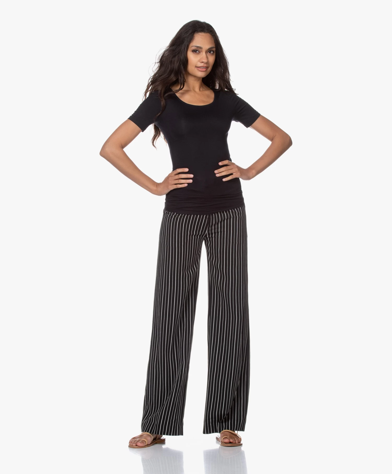 Hanro Soft Touch Modal T-Shirt - Zwart 9 Hanro Soft Touch Modal T-Shirt - Zwart - Afbeelding 9