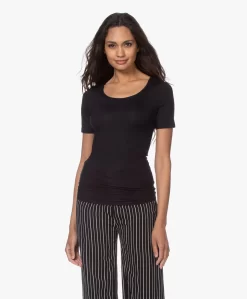 Hanro Soft Touch Modal T-Shirt - Zwart