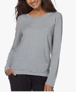 Hanro Modal Yoga Longsleeve - Grit Melange -Kleding Series Winkel 200623 335bee23 8a4a 409d 90d9 85e12157d487 scaled