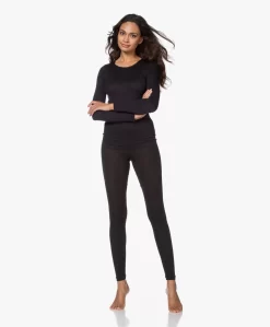 Hanro Wol-Zijde Jersey Legging - Zwart -Kleding Series Winkel 200716 b8b2828d 371d 4eb0 9c05 ad17f0358dde scaled