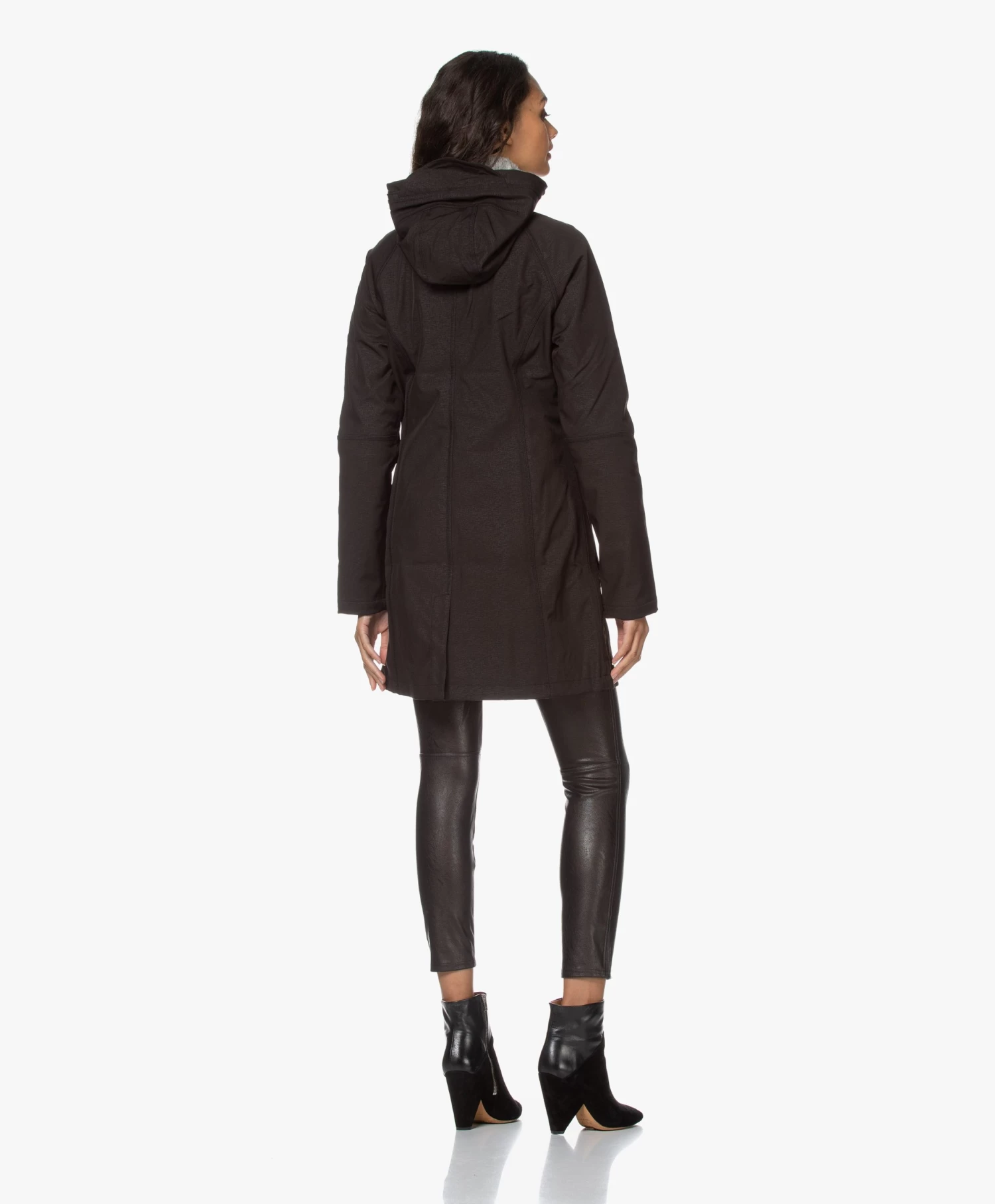 Ilse Jacobsen Rain37 Softshell Regenjas - Zwart 4 Ilse Jacobsen Rain37 Softshell Regenjas - Zwart - Afbeelding 4