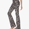 Deblon Sports Celine Flared Legging - Leopard Off-White