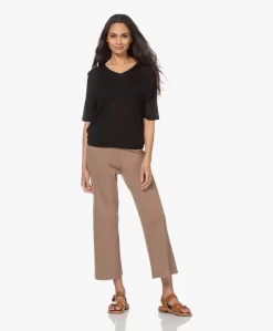 Sibin/Linnebjerg Cora Gebreid Viscose T-Shirt - Zwart -Kleding Series Winkel 210223 c9fb5362 cc7e 404d bda9 4012d8ebbad2 scaled