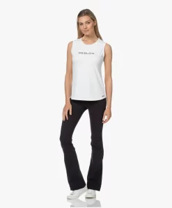 Deblon Sports Jackie Mouwloze Logo Sport Top - Off-White -Kleding Series Winkel 210608 d07327c4 192d 41c4 9e3b fba477a98d5b scaled