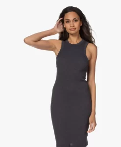 James Perse Scoop Back Rib Jersey Jurk - Blauwzwart -Kleding Series Winkel 210720 42dfa2bd 10d0 41ac 9ab3 8f1e3000241b scaled