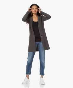 Belluna Seatle Lang Gebreid Blazervest - Antraciet Mêlee -Kleding Series Winkel 210810 192df1dc 1581 4c10 8ace 8777a0afa981 scaled