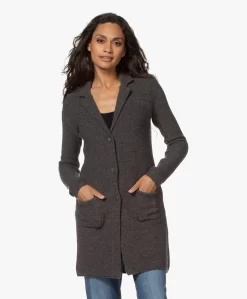 Belluna Seatle Lang Gebreid Blazervest - Antraciet Mêlee -Kleding Series Winkel 210810 6db63314 a744 4c0f 8a8c 5eab5fdb78f6 scaled