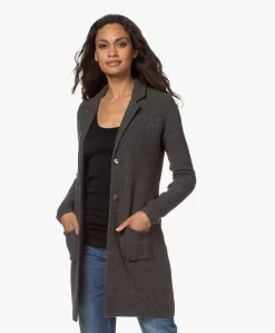 Belluna Seatle Lang Gebreid Blazervest - Antraciet Mêlee -Kleding Series Winkel 210810 c4297e81 21cb 4379 93f1 c5bd4594ee03 scaled