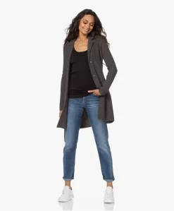 Belluna Seatle Lang Gebreid Blazervest - Antraciet Mêlee -Kleding Series Winkel 210810 f38212de f3a6 4753 a8d8 f0a42727449c scaled