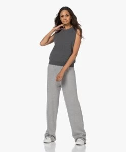 Extreme Cashmere N°104 Loose-Fit Cashmere Broek - Grijs -Kleding Series Winkel 210817 b1d33680 4ae7 4216 9c57 8a0d567d60ab
