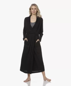 Skin Kathryn Pima Katoenen Jersey Badjas - Zwart -Kleding Series Winkel 211102 ee5786e0 2053 472a a272 4739889ecc4b scaled