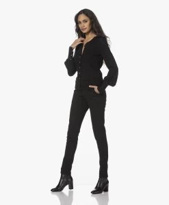 Studio .Ruig Bries Thick Jersey Broek - Zwart -Kleding Series Winkel 211116 fe5e1861 fffb 41a9 b616 50bacaf81ff3