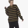 Extreme Cashmere N°205 Him Gestreepte V-Hals Trui - Neo