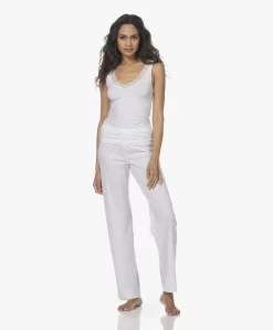 Hanro Cotton Lace V-Hals Top - Wit -Kleding Series Winkel 211125 6ee41088 4b94 4a1a 9aa0 d9321eafe789 scaled