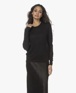 Joseph Cashair Cashmere Trui Met Ronde Hals - Zwart -Kleding Series Winkel 211202 1cd2614f 959d 4ac2 abef 2fc5ccc88244