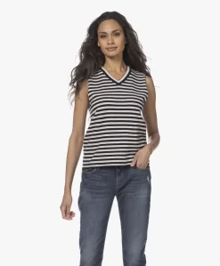 Extreme Cashmere N°203 Desir Cashmeremix V-Hals Spencer - Breton -Kleding Series Winkel 211202 229d396f 7669 4e50 8e84 2fce8106680e scaled