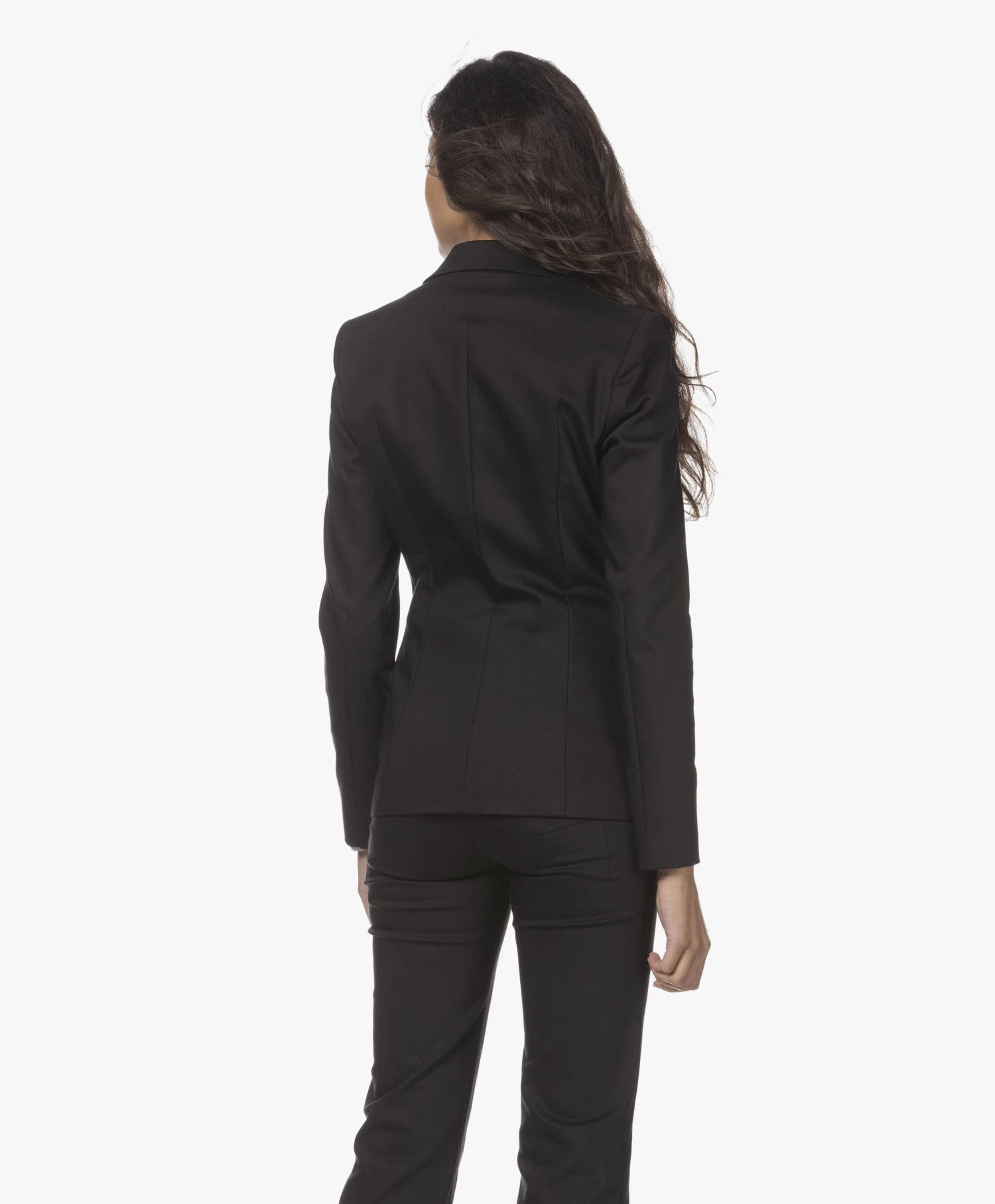 Drykorn Golders Katoenmix Blazer - Zwart 4 Drykorn Golders Katoenmix Blazer - Zwart - Afbeelding 4