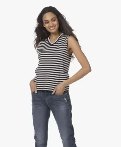 Extreme Cashmere N°203 Desir Cashmeremix V-Hals Spencer - Breton -Kleding Series Winkel 211202 632b5460 f2bb 4006 97ab a60370e485b5 scaled